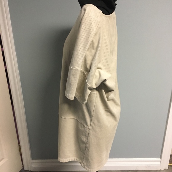 - ZARA Faux Suede Perforated Short Sleeve Dr… - Picture 3 of 4